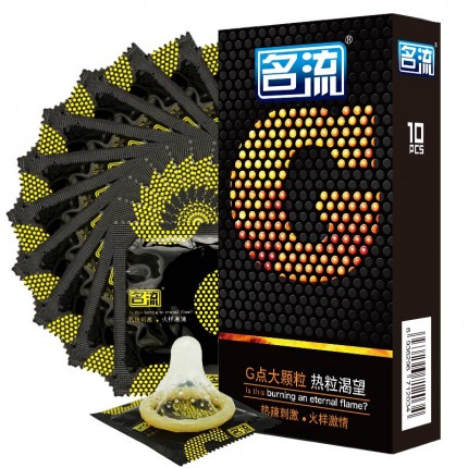 螺紋顆粒套-名流-名流 G點(diǎn)大顆粒系列避孕套 10只裝