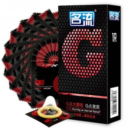 螺紋顆粒套-名流-名流 G點(diǎn)大顆粒系列避孕套 10只裝